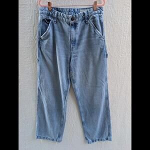 Rag and Bone Miramar Sid Carpenter Jeans Wide Leg In Kona Blue Women's Size 28